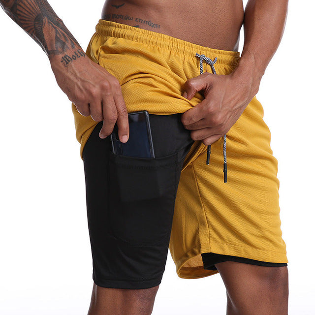 Sports Running Shorts ActiveLonger Liner 7 Colors Breathable Material
