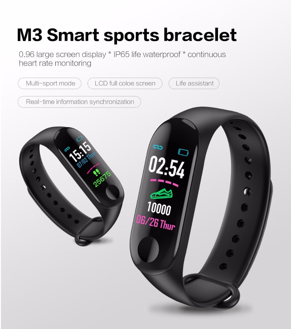 Smart Bracelet Blood Pressure Heart Rate Monitor