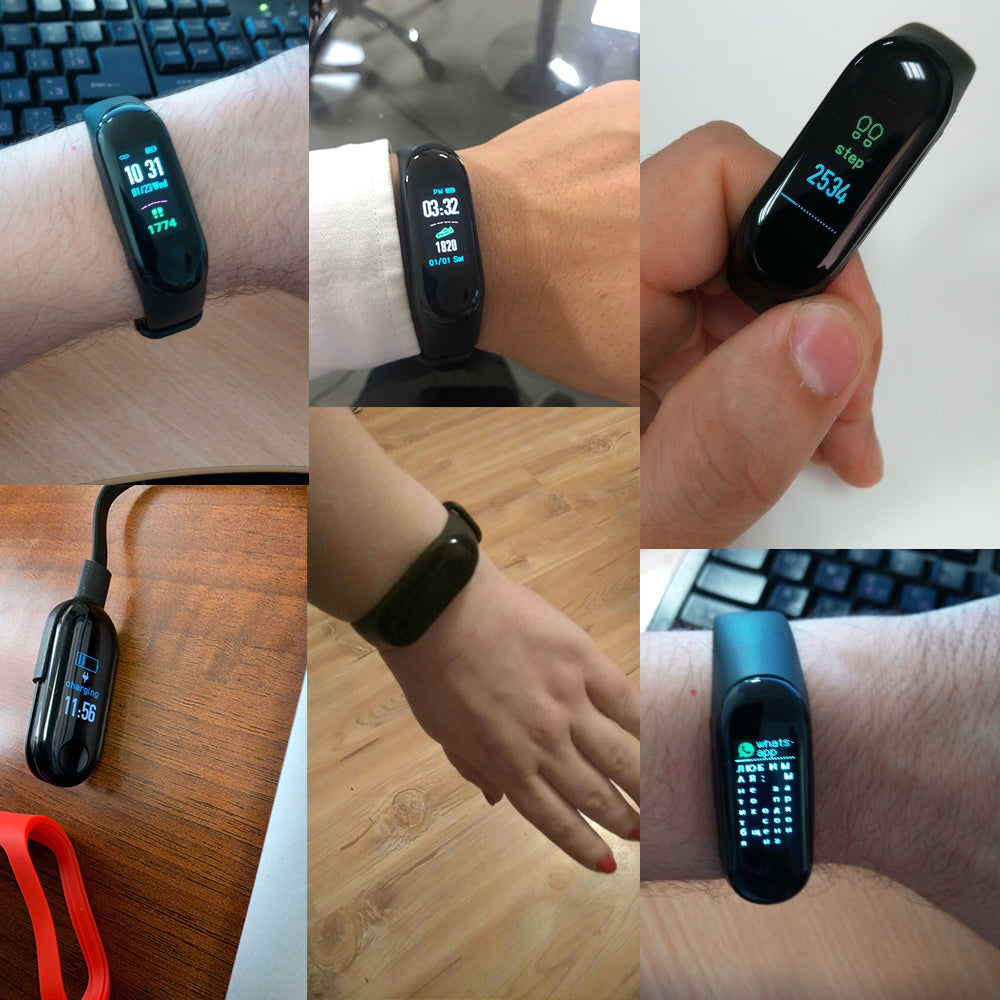 Smart Bracelet Blood Pressure Heart Rate Monitor