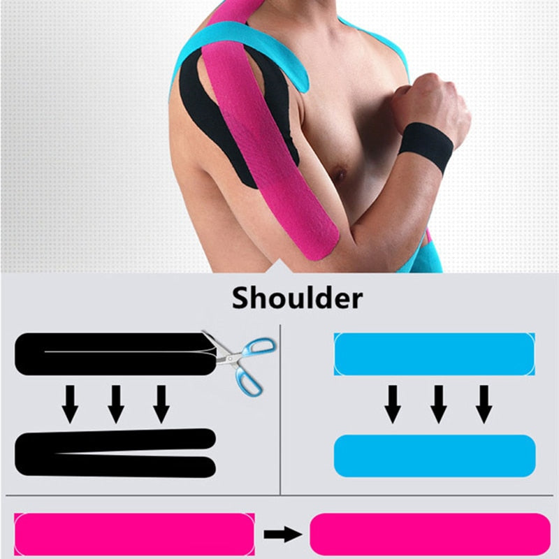 Kinesiology Athletic Tape Sport Knee Muscle Protector