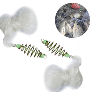 Fishing Net Trap Luminous Bead Copper Spring Shoal Netting Fishnet Tackle