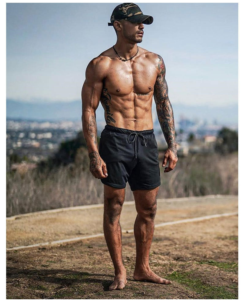 Men's Running 2 in 1 Sports Shorts