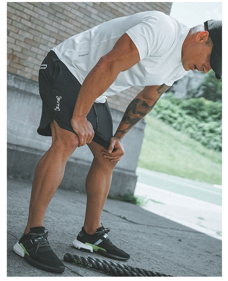 Men's Running 2 in 1 Sports Shorts