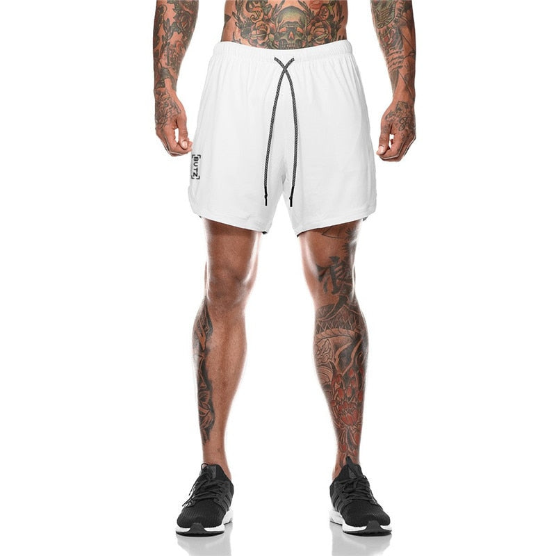 Men's Running 2 in 1 Sports Shorts