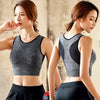 Women's Seamless Sports Bra with Removable Cups