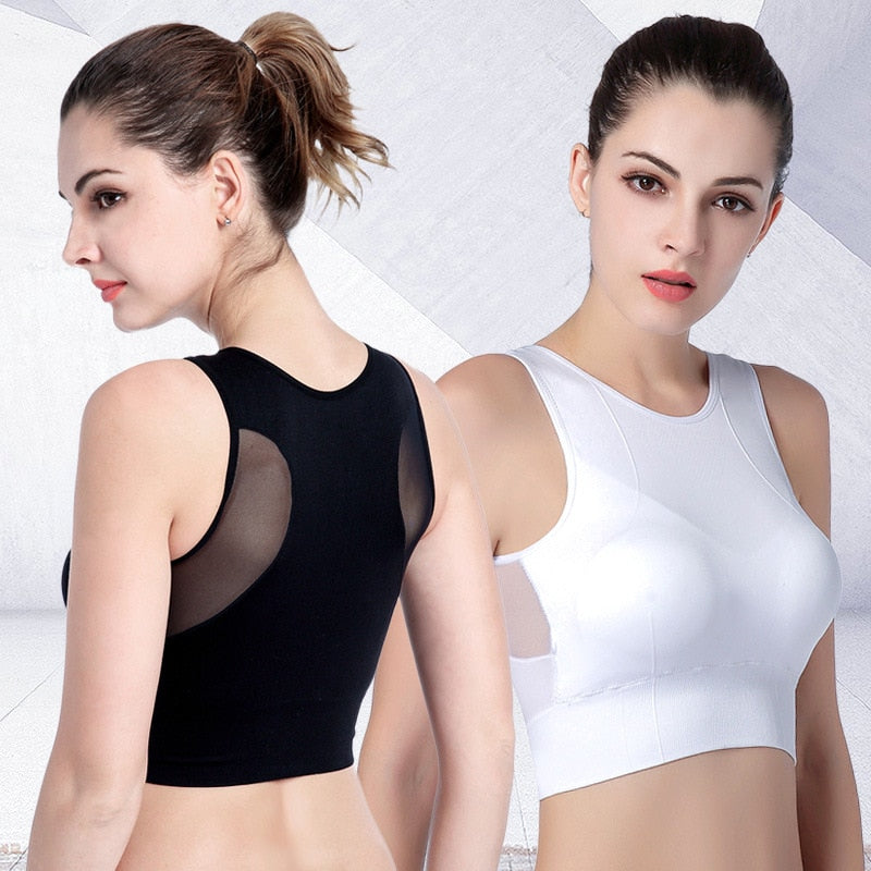 Women's Seamless Sports Bra with Removable Cups