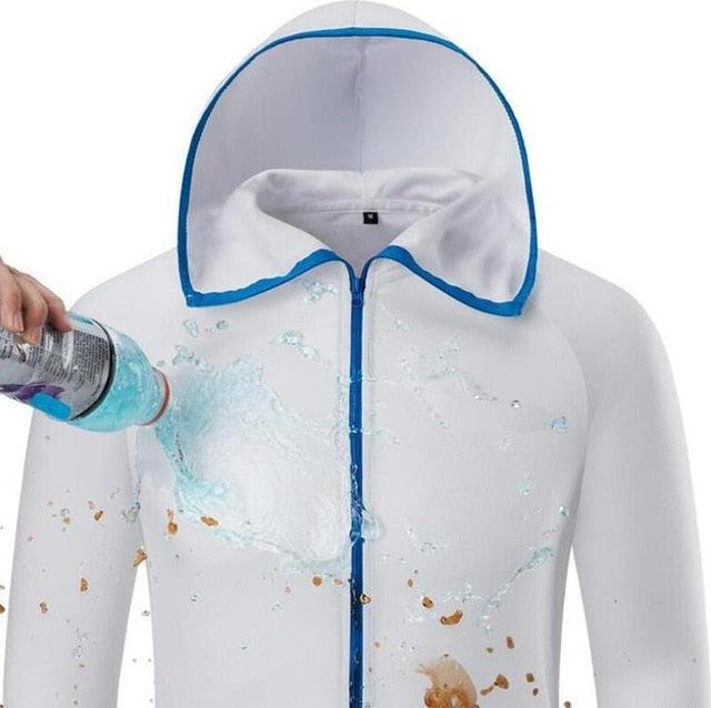 Men Waterproof Shirts Long Sleeve Jacket Quick Drying Clothes