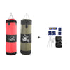 Empty Boxing Sand Bag Set with Gloves Wrist Guard