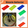 Bicycle reflector Fluorescent Wheel Rim Reflective Stickers