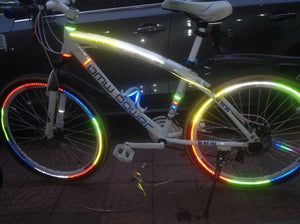 Bicycle reflector Fluorescent Wheel Rim Reflective Stickers