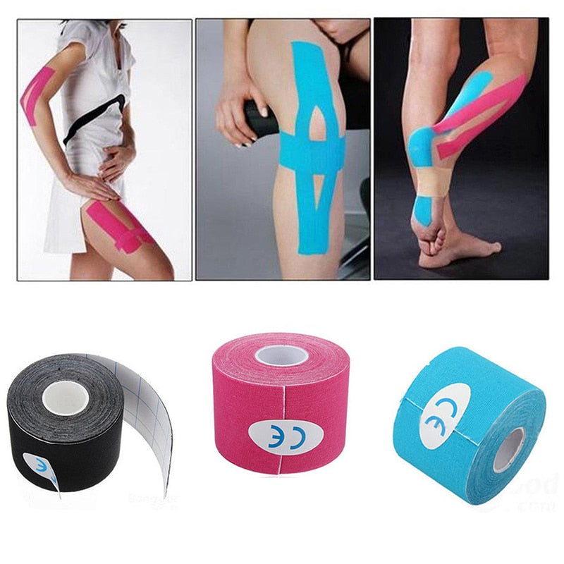 Elastic Cotton Roll Adhesive Tape Muscle Injury Support