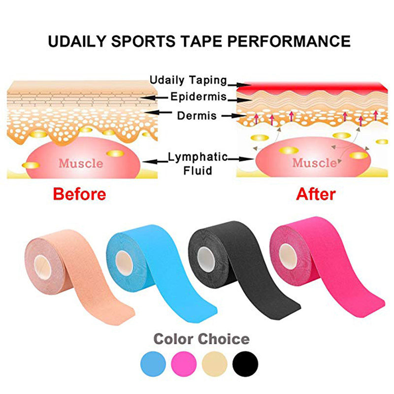 Elastic Cotton Roll Adhesive Tape Muscle Injury Support