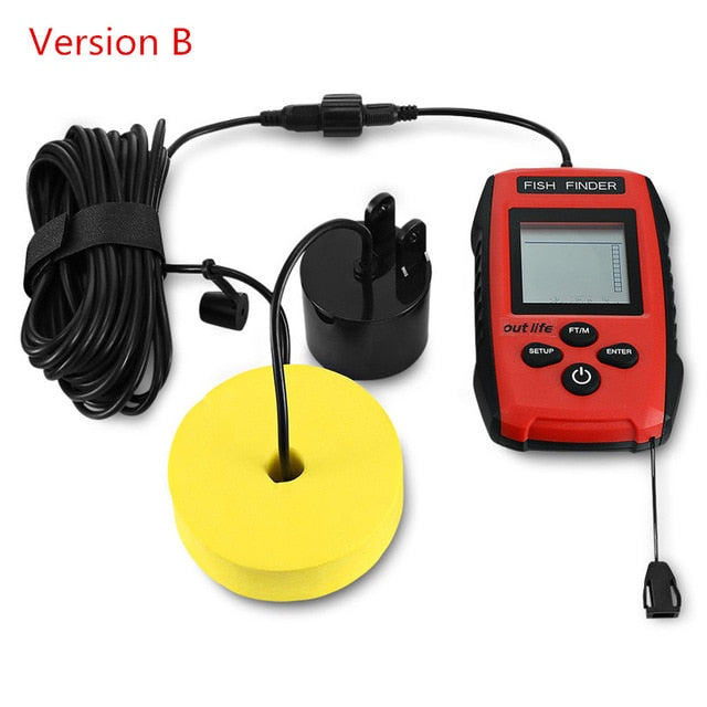 Depth Fish Finder with 100 M Wireless Sonar Sensor Echo Sounder