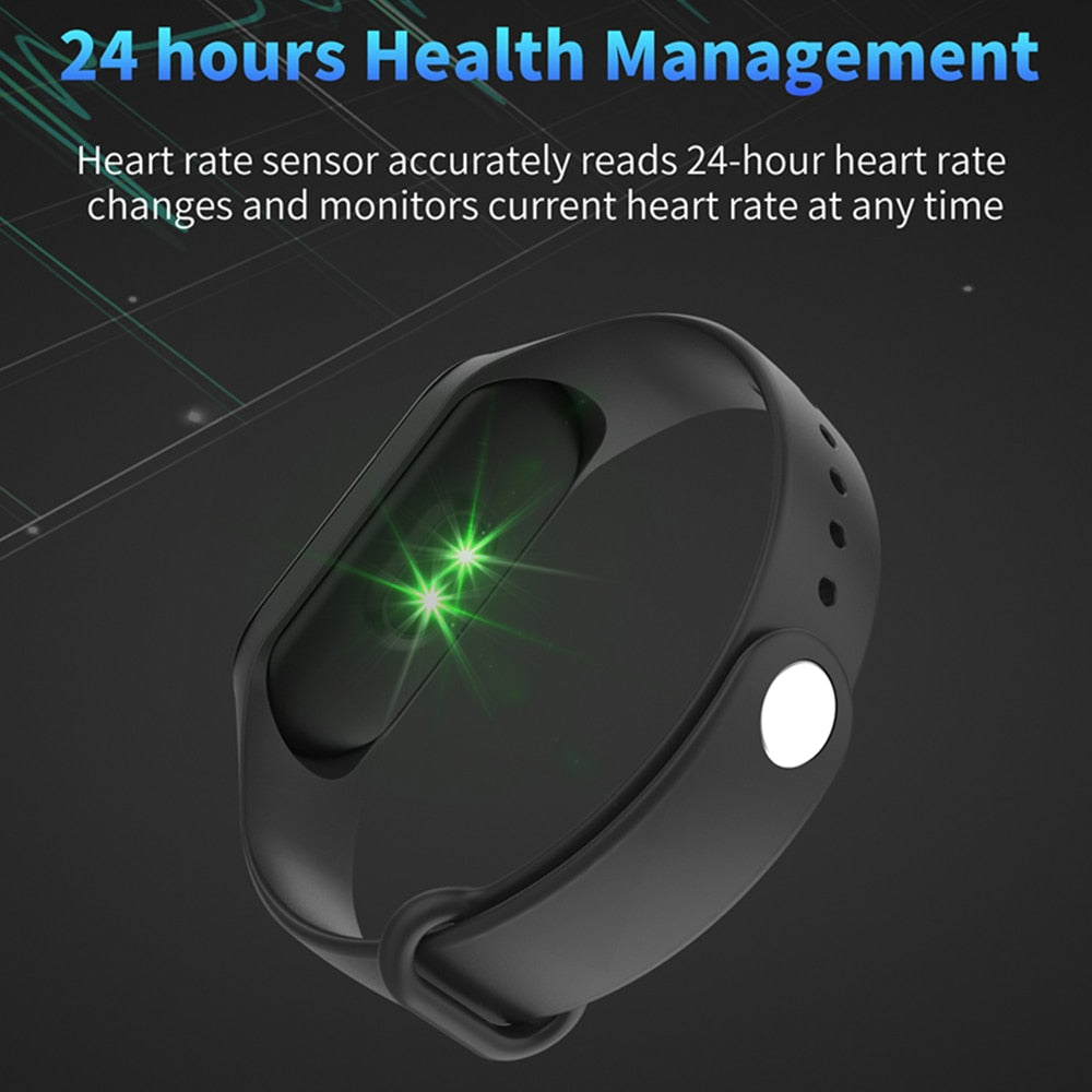 Smart Bracelet Blood Pressure Heart Rate Monitor