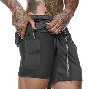 Men's Running 2 in 1 Sports Shorts