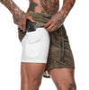 Men's Running 2 in 1 Sports Shorts