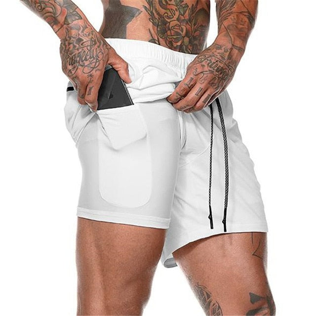 Men's Running 2 in 1 Sports Shorts