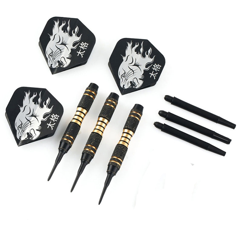 Black Professional Darts 18g Safty Soft