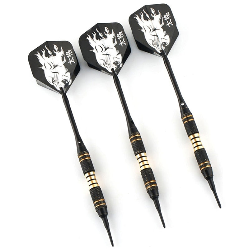 Black Professional Darts 18g Safty Soft